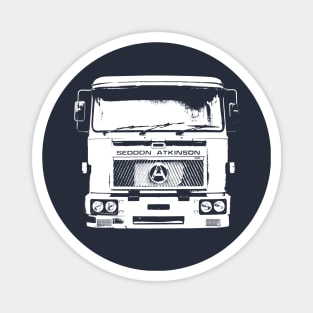 Seddon Atkinson 401 classic 1980s lorry outline (white) Magnet